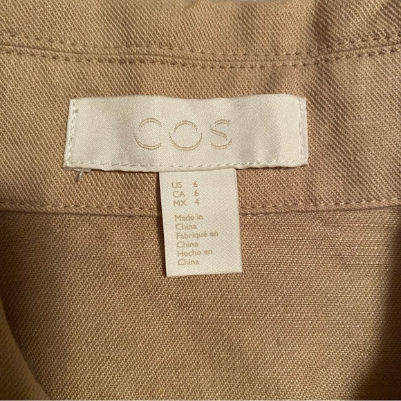 Cos Pants & Jumpsuits | Cos Tan Zip Up Jumpsuit size 6 - Picture 8 of 12